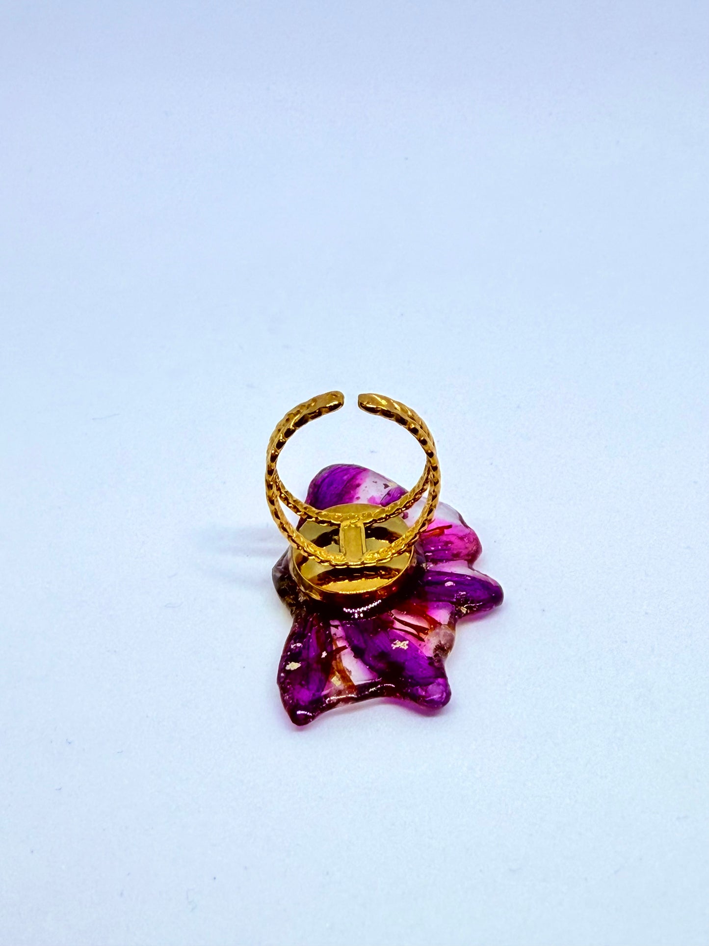 Anello farfalla di zafferano