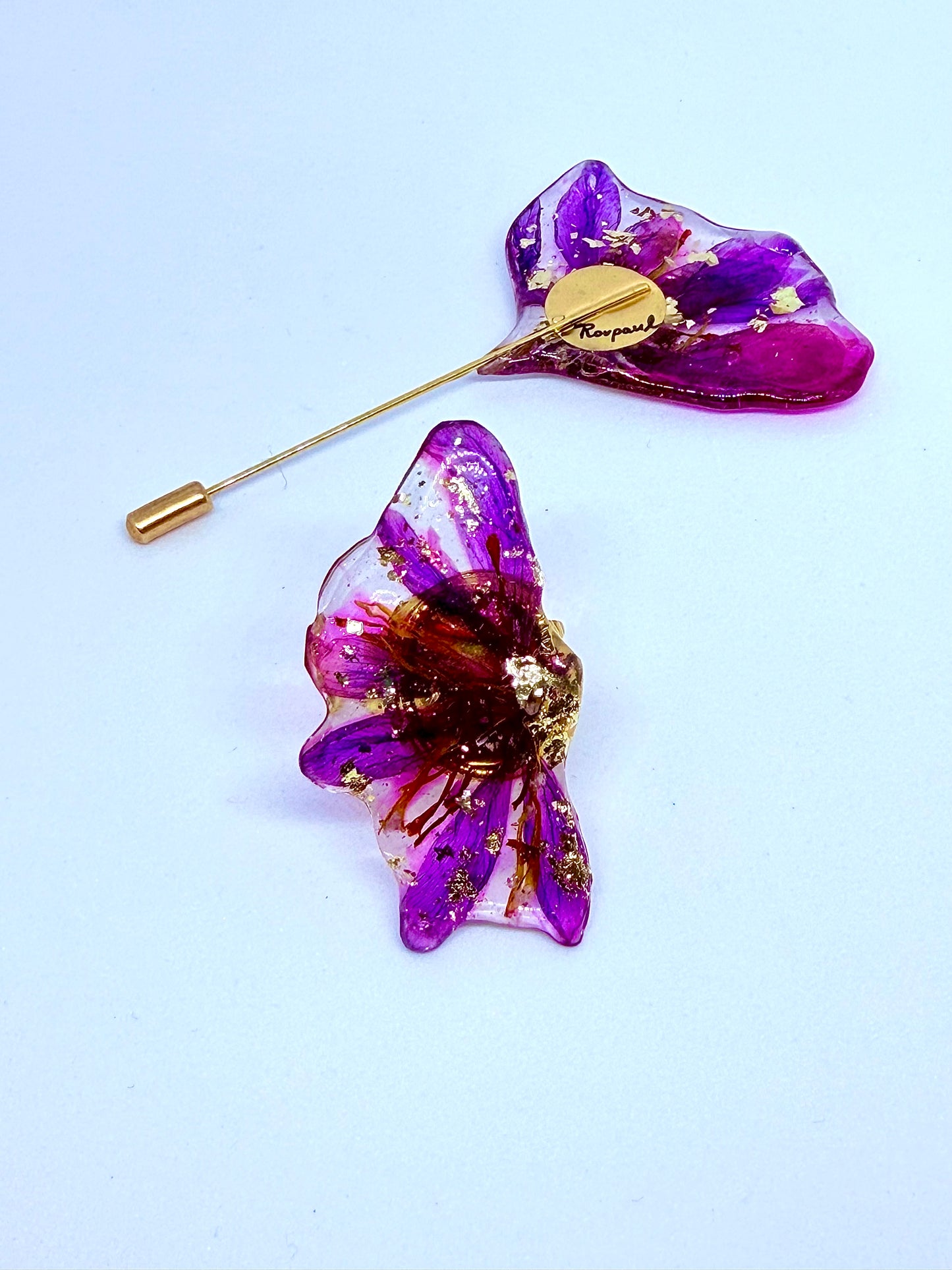 Anello farfalla di zafferano